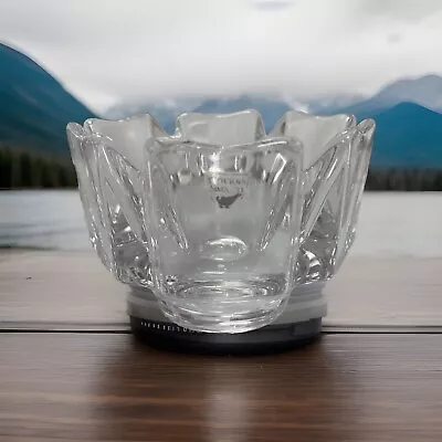 Buy ORREFORS Scandinavian Glass Corona Candleholder Bowl Vase Designer LARS HELLSTEN • 14£