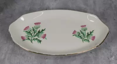 Buy Vintage West Highland Pottery Co. Dunoon - Thistle Pattern Dish 24cm X 16cm VG • 12.99£