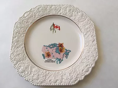 Buy Canada From Sea To Sea Centennial 1967 Lord Nelson Pottery England Plate Dish • 46.59£