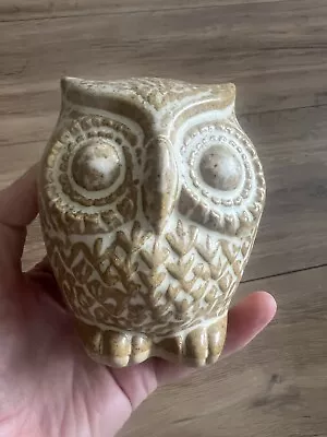 Buy Vintage Ceramic Owl Handmade Figurine Cornish Pottery Owl Handmade Bird Ornament • 8£