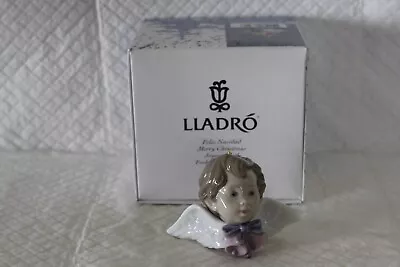 Buy Boxed Lladro 6342 Seraph With Bells & Angel Wings 9cm Christmas Ornament - VGC • 20£