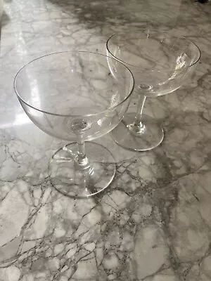 Buy 2x Baccarat Crystal Champagne Glasses • 35£