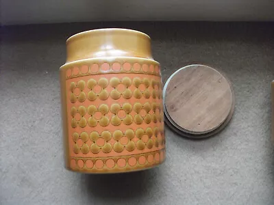 Buy Vintage Hornsea Saffron– BLANK Medium Size Storage Jar Kitchen Jar Height 6'' • 10.90£