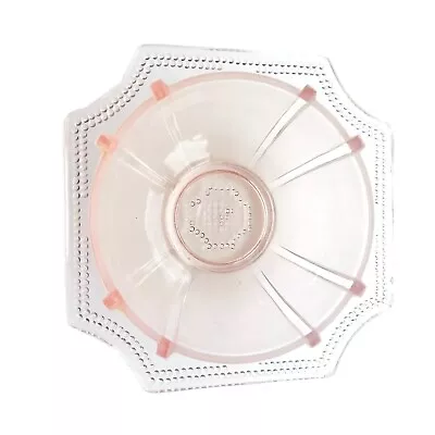 Buy Trinket Dish Depression Glass Pink Bowl Jewellery Dish Pretty Vintage Bowl • 19£