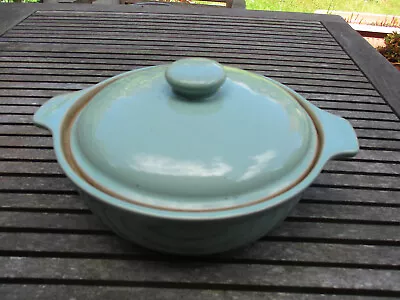 Buy Denby Manor Green 1 3/4 Pint Round Casserole Dish • 1£