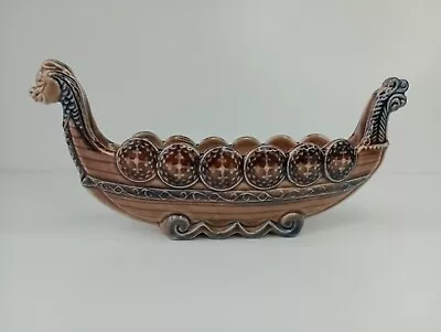 Buy Vintage - Viking Long Boat Ship - Trinket Dish - 1960's - Wade - Porcelain  • 7£