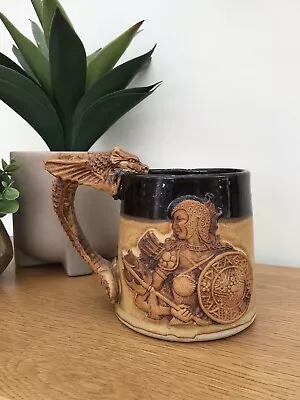 Buy Stonebridge Pottery ‘Dragon Maiden’ Dragon Handled Stoneware Mug • 15£
