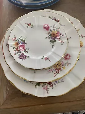 Buy Royal Crown Derby Posies Plates X Set Of 9 Dinner Salad Tea • 30£