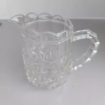 Buy Vintage Cut Glass Milk Jug, Very Pretty Excellent Condition • 6£