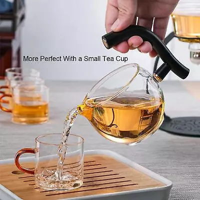 Buy Lazy Kungfu Glass Tea Set Semi-Automatic Tea Maker Drip Pot For Tea Coffee • 24.62£