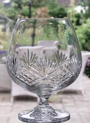 Buy Single Stunning GALWAY Lead Crystal ERIN Cut Glass Large Brandy Balloon - 13.5cm • 20£