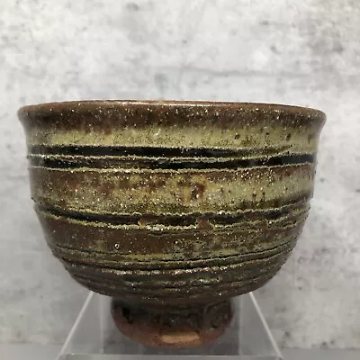 Buy Jim Malone Stoneware Bowl Ash Glaze Incised Decoration Diam 12.5 Cm #1799 • 150£
