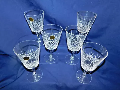Buy G6 - Cristal D'Arques - Durand Chantilly Taille Beaugency Water Goblets Lot Of 6 • 37.23£