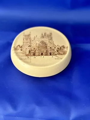 Buy Vintage Honiton Pottery Paper Weight, Exeter Cathedral • 24.99£
