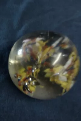 Buy Small Round Paperweight - Vgc • 1.50£