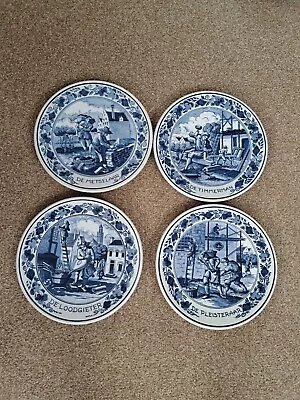 Buy Royal Goedewaagen Blue Delft Plates • 40£