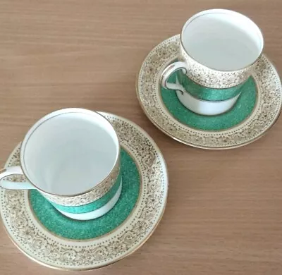 Buy Vintage Ansley Expresso Demi Tasse Cups And Saucers • 55£