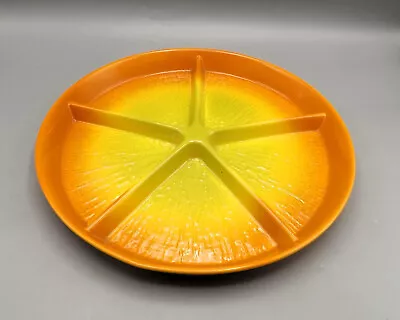 Buy Carlton Ware Sky Sunglow (orange Yellow) Ceramic Divided Dish • 16£
