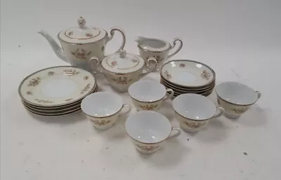 Buy Vintage Noritake Tea Set - 19 Piece Porcelain Fine China Floral Pattern Rare • 9.99£