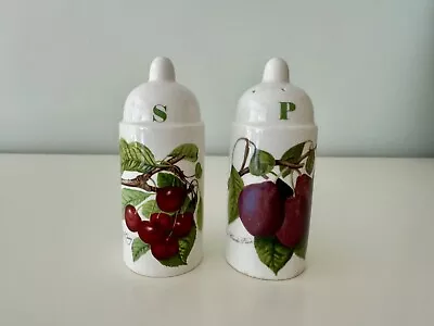 Buy Portmeirion Pomona Salt And Pepper Shakers Cruet Set Duke Cherry Reine Plum • 12.95£