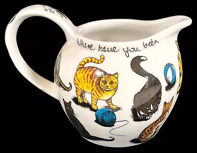 Buy Paul Cardew    Whimsical Ceramic  CREAMER PITCHER   Pussy Cat, Pussy Cat   2004 • 15.28£