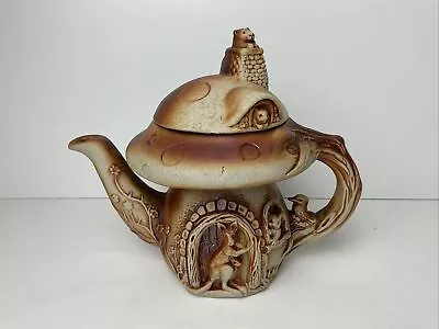 Buy Vintage Swagman Australian Pottery Teapot Kangaroo Koala Toadstool • 24.99£