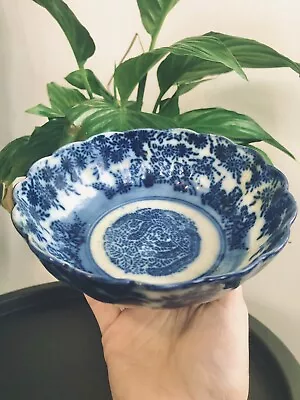 Buy Blue & White Ware China Bowl Victorian • 12.95£