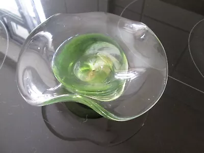 Buy Vintage Adrian Sankey Art Glass Bowl C.1990 • 18£