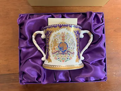 Buy Queen Elizabeth II Platinum Jubilee Bone China Loving Cup Edition #96/500 NEW • 335£