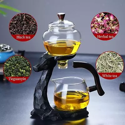 Buy Lazy Kungfu Tea Set Drip Pot Tea Making Dripping Automatic Tea Set For Office • 33.78£