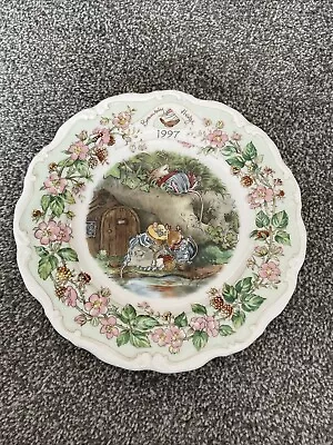 Buy Royal Doulton Brambly Hedge 1997 Year Plate. FREE POSTAGE. • 39.95£