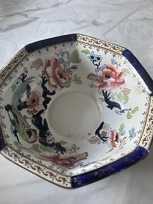 Buy Losol Ware Bowl Chartley Keeling & Co Ltd Burslem Floral White Blue Patterned • 14.50£