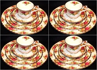 Buy Royal Albert OLD COUNTRY ROSES 20-PIECE DINNERWARE SET Boxed Set • 372.03£