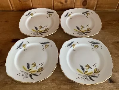 Buy 4 Vintage Colclough Starburst Tea Side Plates Bone China 1950s • 9.99£