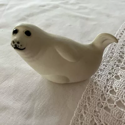 Buy Cute Little Seal. Alasdair Dunn Arran Pottery Porcelain Baby Seal Hand Painted.  • 15£
