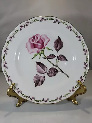 Buy Royal Standard Fine Bone China Luncheon Plate England Rose Marie • 20.50£