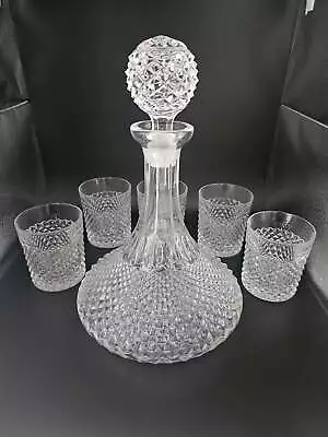 Buy Ships Decanter And 5 Tumbler Glasses Set • 99.99£