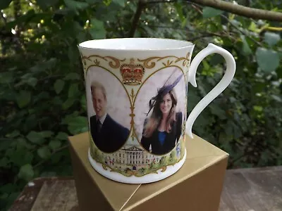 Buy 2011 Prince William & Catherine Wedding Aynsley China Portrait Mug  • 19.99£