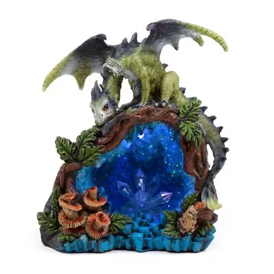 Buy Fantasy LED Dragon Themed Resin Figurine Ornament • 25.11£