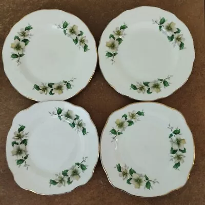 Buy Set Of Four, Vintage Duchess, Bone China Side Plates, 16.5 Cm • 7.95£