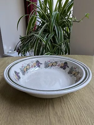 Buy Vintage Royal Doulton Harvest Garland Lambethware Large Cereal Bowls 7 5/8  • 5.75£