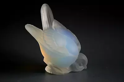 Buy Art Deco Sabino Opalescent Glass Bird Figurine • 57.60£
