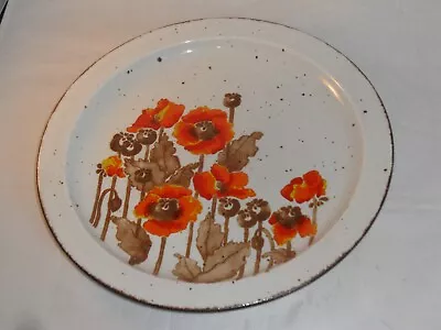Buy Stonehenge Midwinter Large Round Platter Floral Poppies Summer Flowers 31cm Wide • 14.99£