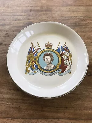 Buy Vintage 1977 Prince William Pottery Queen Elizabeth II Silver Jubilee Pin Dish • 4.99£