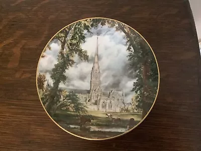 Buy Crown Staffordshire John Constable Plate Salisbury Cathedral Collectors Plate • 2.99£