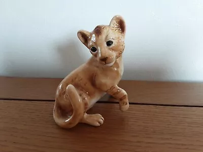 Buy John Beswick  Leopard Cub ,Cat Wild Animal Figure Made In England • 48£