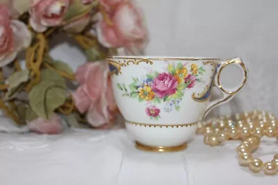 Buy 52  Royal Stafford Bone China Tea Cup  Gloria  7cm Tall Pink & Yellow Flowers • 6£