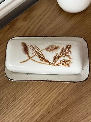 Buy Vintage Wedgwood Stonehenge Midwinter Wild Oats Butter Dish • 28£