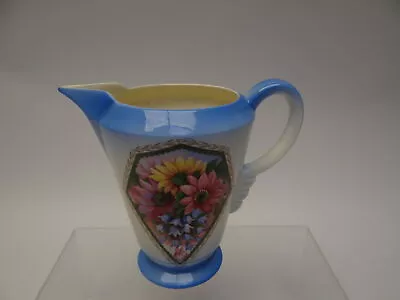 Buy Vintage Newhall Pottery Jug Fortuna Shape Art Deco Floral Hand Painted - Good Co • 11.99£