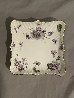 Buy Hammersley Bone China Victorian  Violets Floral Candy Dish Made In England • 13.98£